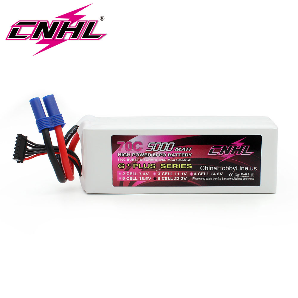 6S Lipo Battery 22.2V 5000Mah - CNHL Lipo 6S 22,2 V batería