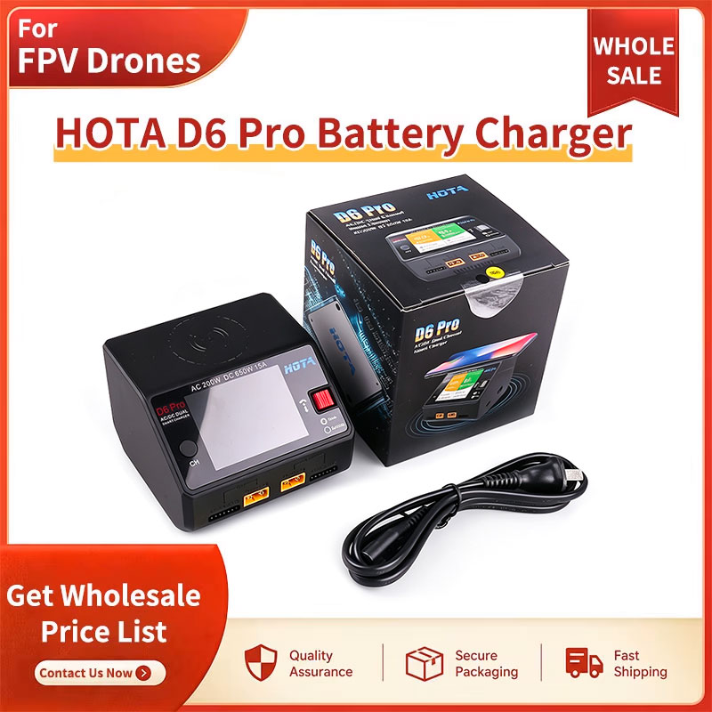 Hota D6 Pro Dual Lipo Charger - Cargador de batería SNQP HOTA D6