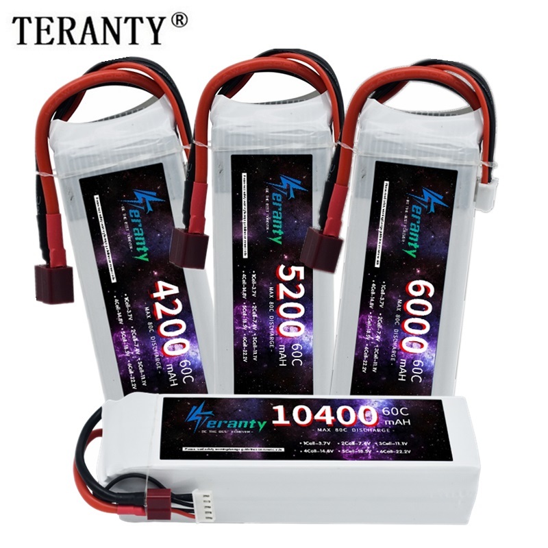 4S Lipo Battery 14.8V 6000Mah - Batería Lipo 60C 14,8 V 4S