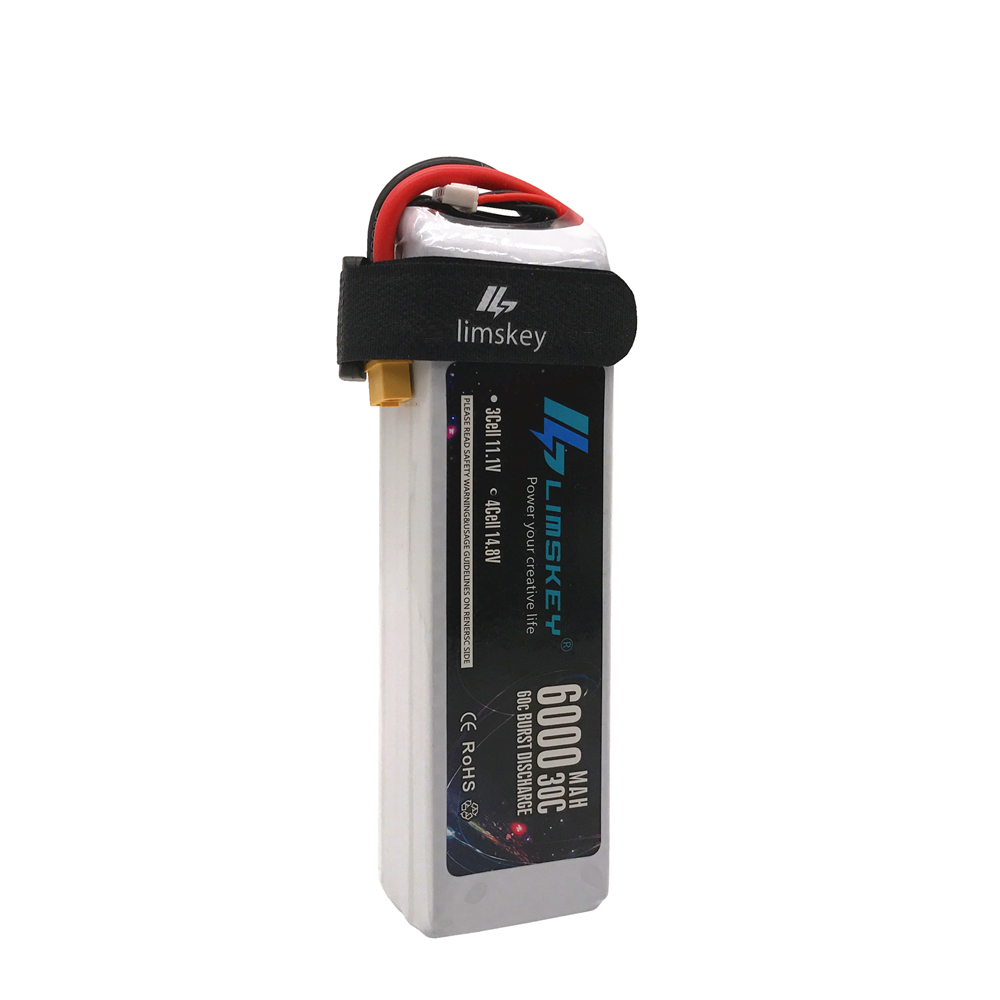 4S Lipo Battery 14.8V 6000Mah - Lismkey 14,8 V 6000mAh 30C Burst