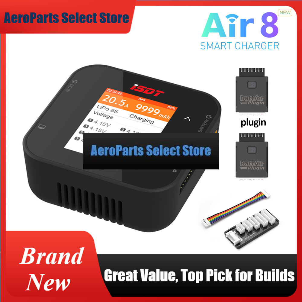 Isdt Air8 8S Lipo Charger - Cargador/Descargador de Baterías AeroPartsISDT Air8 500W