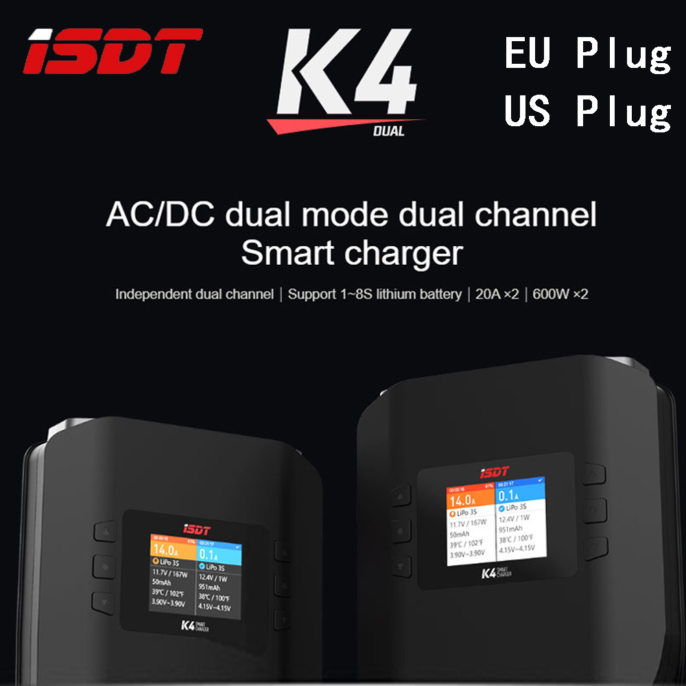 Isdt K4 Dual Lipo Charger - ISDT K4 1 ~ 8S cargador