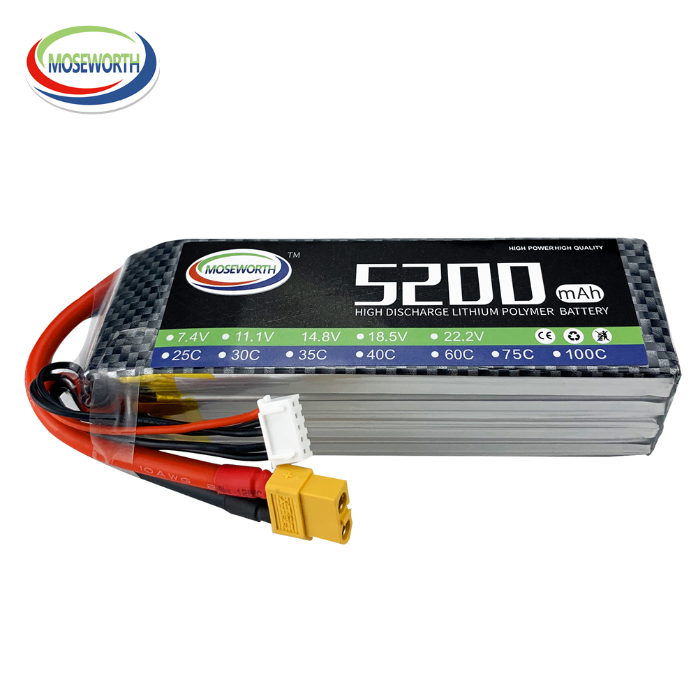 6S Lipo Battery 22.2V 5000Mah - Batería Lipo 2S 3S 4S 5S