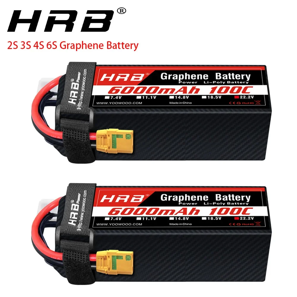 6S Lipo Battery 22.2V 5000Mah - 2 baterías de grafeno 2S 3S