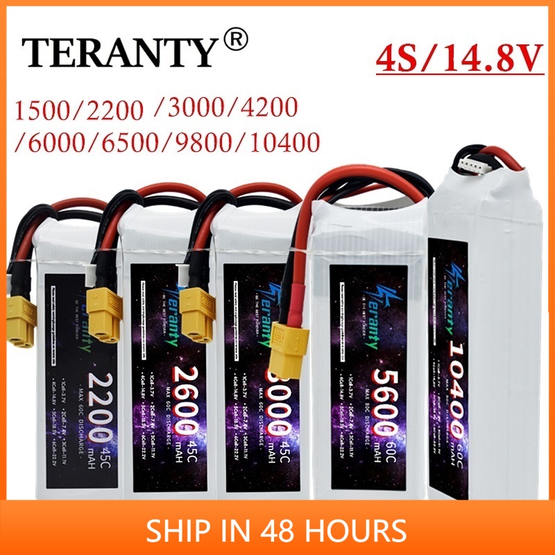 4S Lipo Battery 14.8V 6000Mah - Batería LiPo RC de 14,8 V,