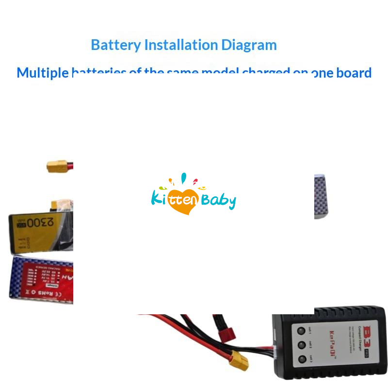 12S Lipo Battery Balancing Board - 1 Set de Cargador de Batería