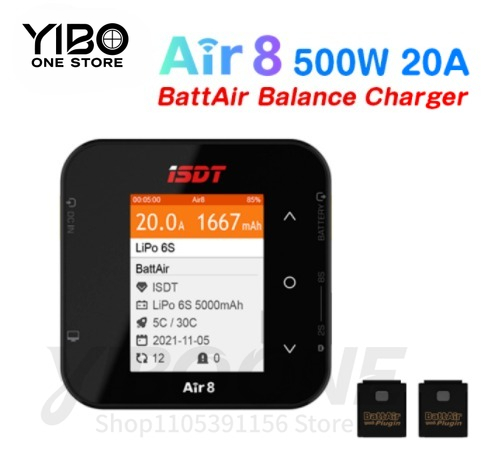 Isdt Air8 8S Lipo Charger - Cargador de Baterías Air8 500W 20A