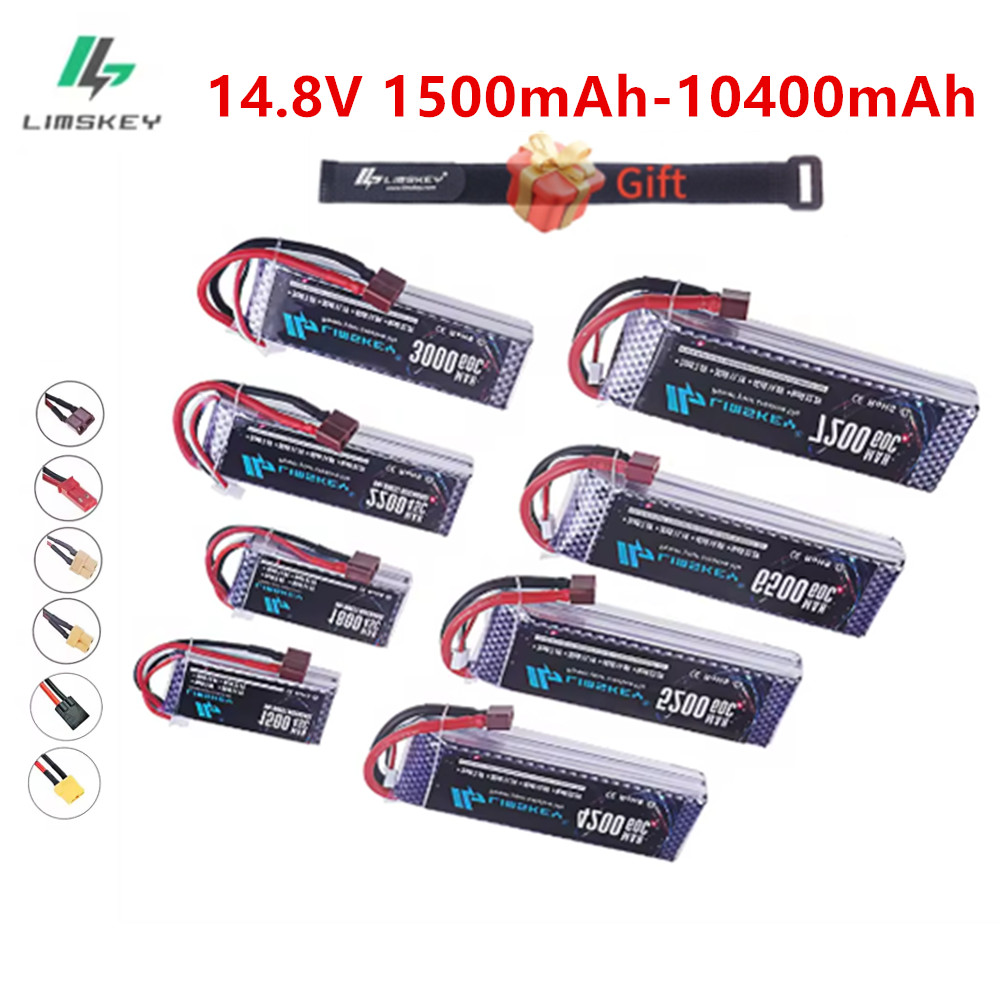 4S Lipo Battery 14.8V 6000Mah - Batería Lipo 60C 14,8 V 4S