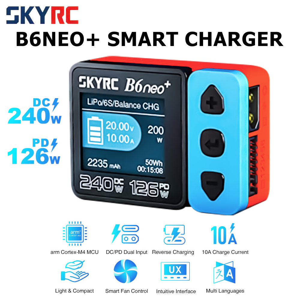Skyrc B6 Neo Smart Charger - Cargador Inteligente SkyRC B6 Neo DC