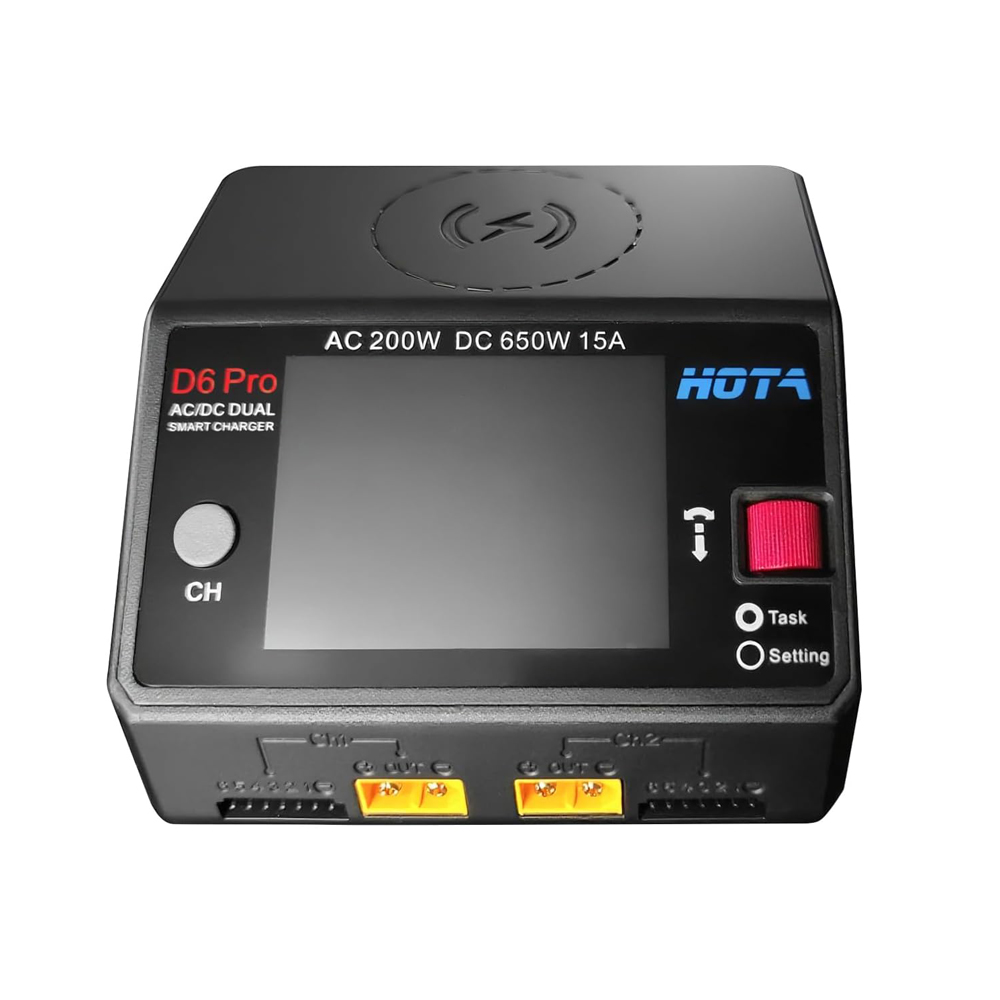 Hota D6 Pro Dual Lipo Charger - Cargador de Baterías Lipo HOTA D6
