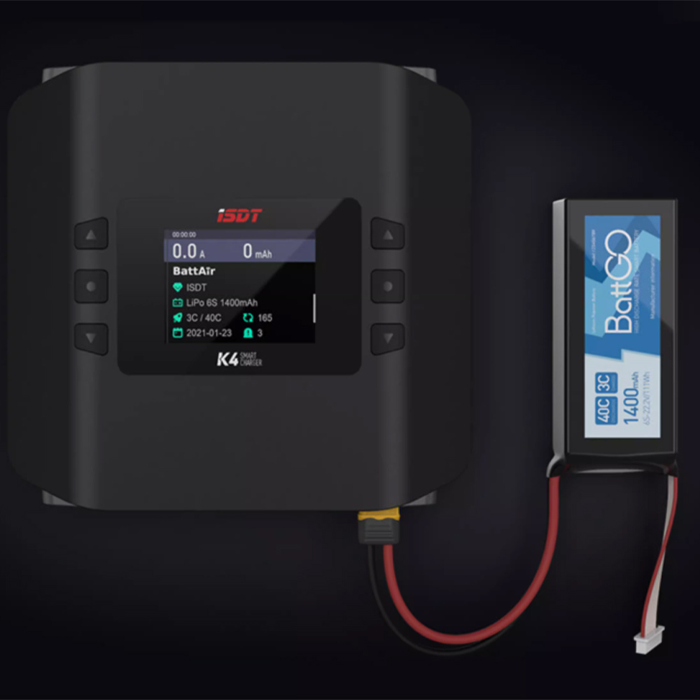 Nuevo balanceador de batería L - Isdt K4 Dual Lipo Charger reseña y precio
