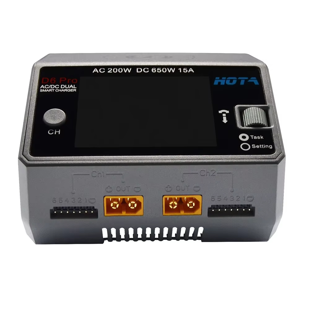 Cargador/Descargador de Baterí - Hota D6 Pro Dual Lipo Charger reseña y precio