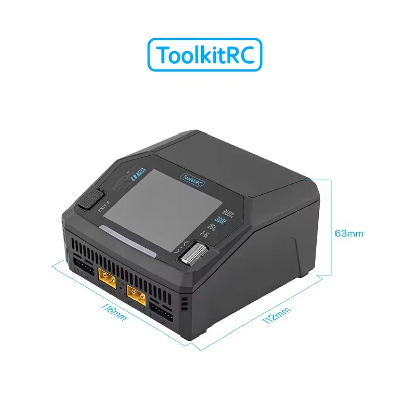 Cargador Inteligente de Doble  - Toolkitrc M6Dac Smart Charger reseña y precio