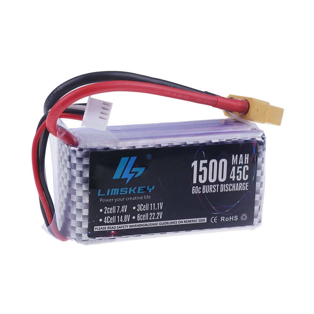 Batería Lipo 2S 3S 4S 6S 7,4 V - 4S Lipo Battery 14.8V 6000Mah reseña y precio