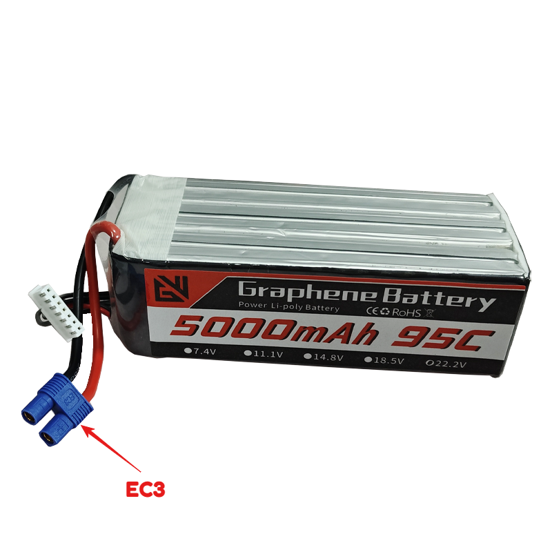 Batería LiPo de Alta Capacidad - 6S Lipo Battery 22.2V 5000Mah reseña y precio