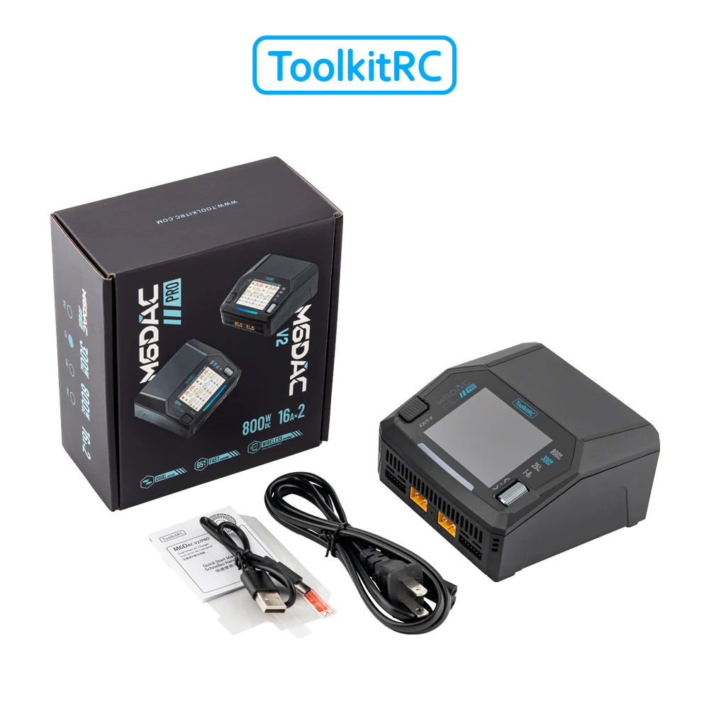 ToolkitRC M6DAC V2 M6DAC Pro c - Toolkitrc M6Dac Smart Charger reseña y precio