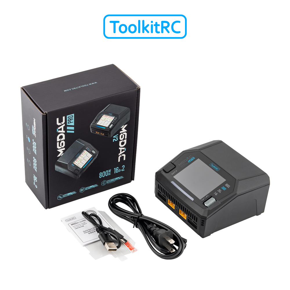 ToolkitRC M6DAC V2 M6DAC Pro c - Toolkitrc M6Dac Smart Charger reseña y precio