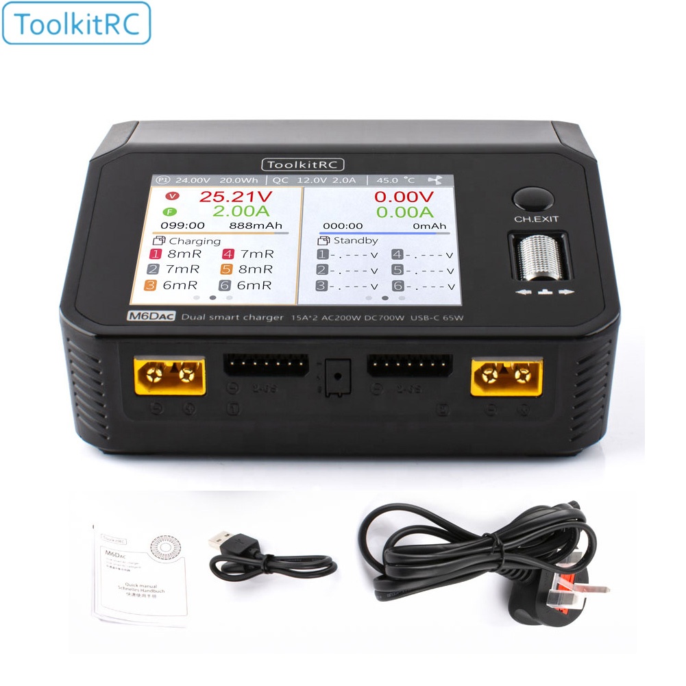 Cargador/Descargador Inteligen - Toolkitrc M6Dac Smart Charger reseña y precio
