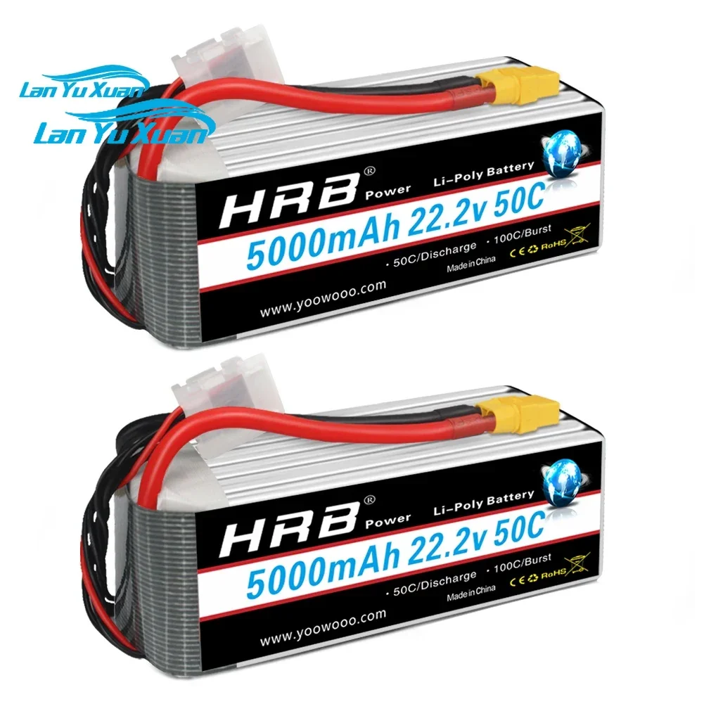 2 uds 6S batería Lipo 22,2 V 5 - 6S Lipo Battery 22.2V 5000Mah reseña y precio