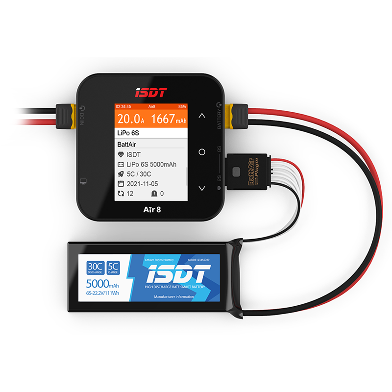 Cargador inteligente ISDT Air  - Isdt Air8 8S Lipo Charger reseña y precio