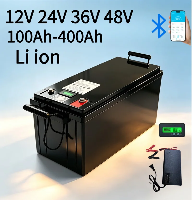 Paquete de Baterías de Iones d - Lifepo4 12V 100Ah Bms Bluetooth reseña y precio