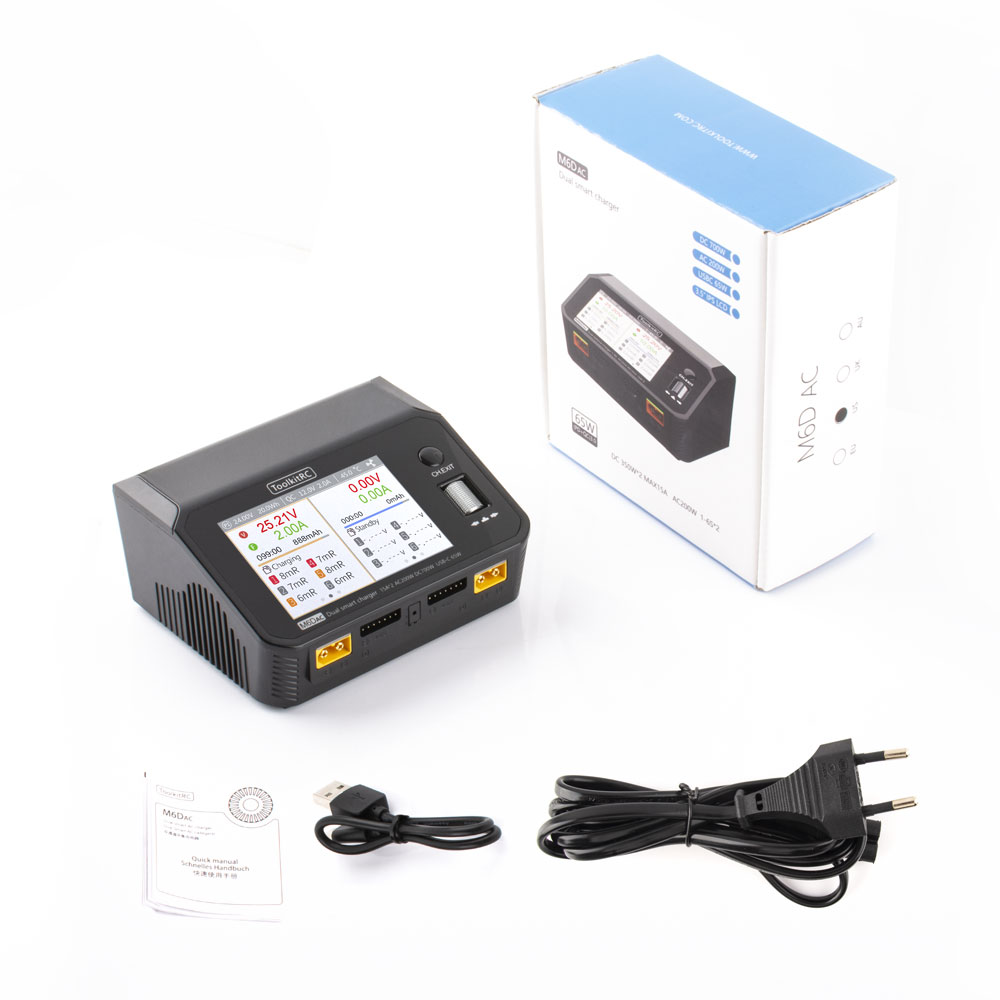 ToolkitRC M6DAC cargador de ba - Toolkitrc M6Dac Smart Charger reseña y precio