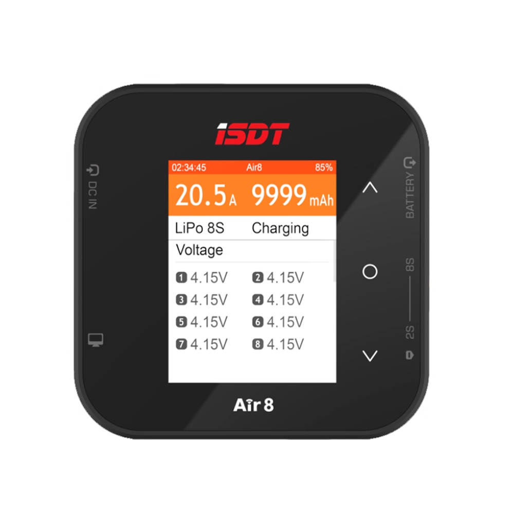 Nuevo ISDT Air8 Lipo cargador  - Isdt Air8 8S Lipo Charger reseña y precio