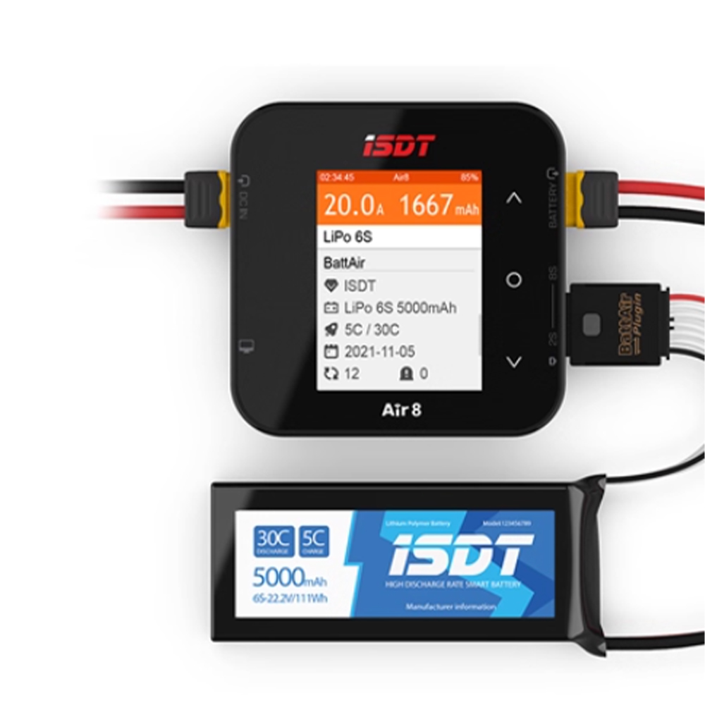 Nuevo ISDT Air8 Lipo cargador  - Isdt Air8 8S Lipo Charger reseña y precio