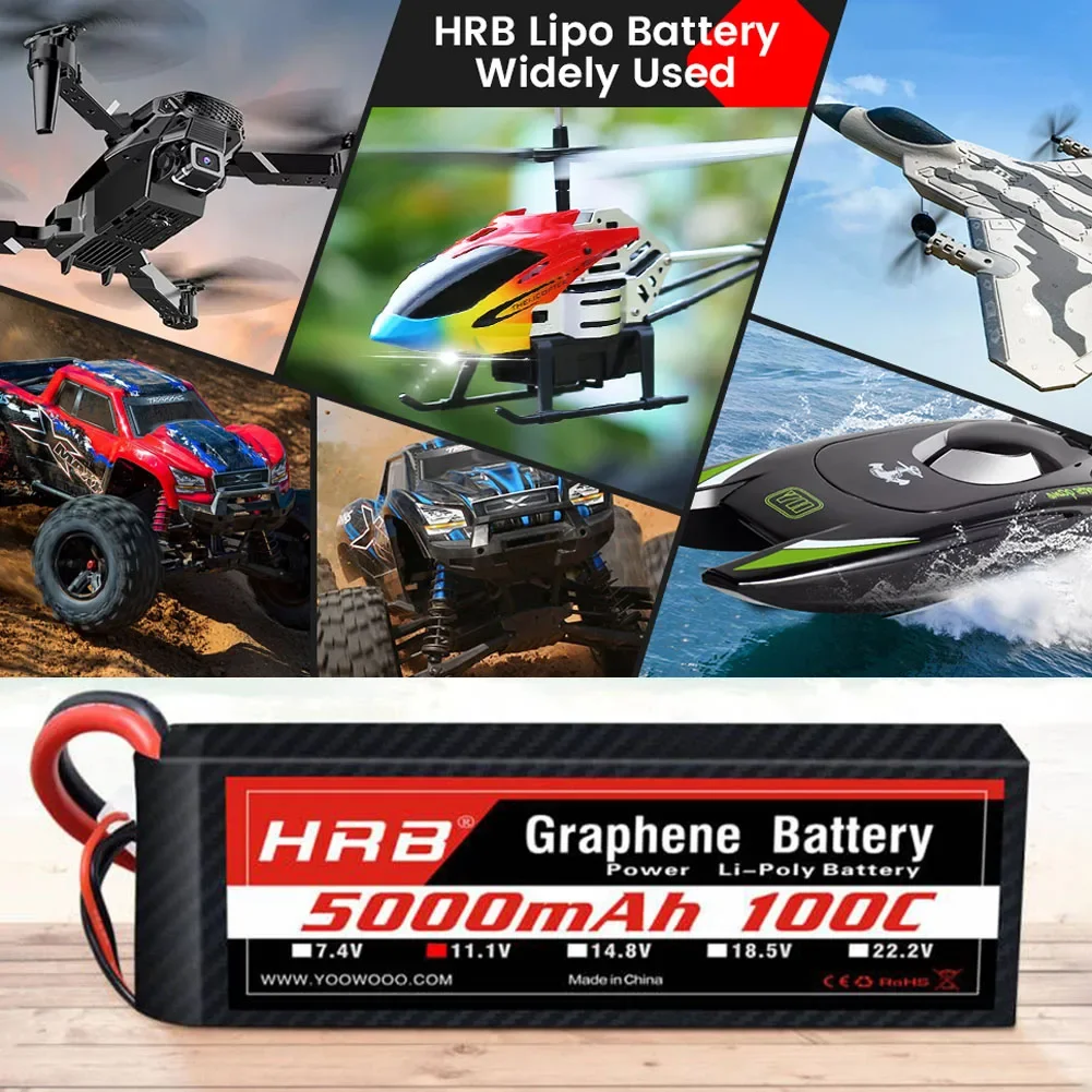 2 baterías de grafeno 2S 3S 4S - 6S Lipo Battery 22.2V 5000Mah reseña y precio
