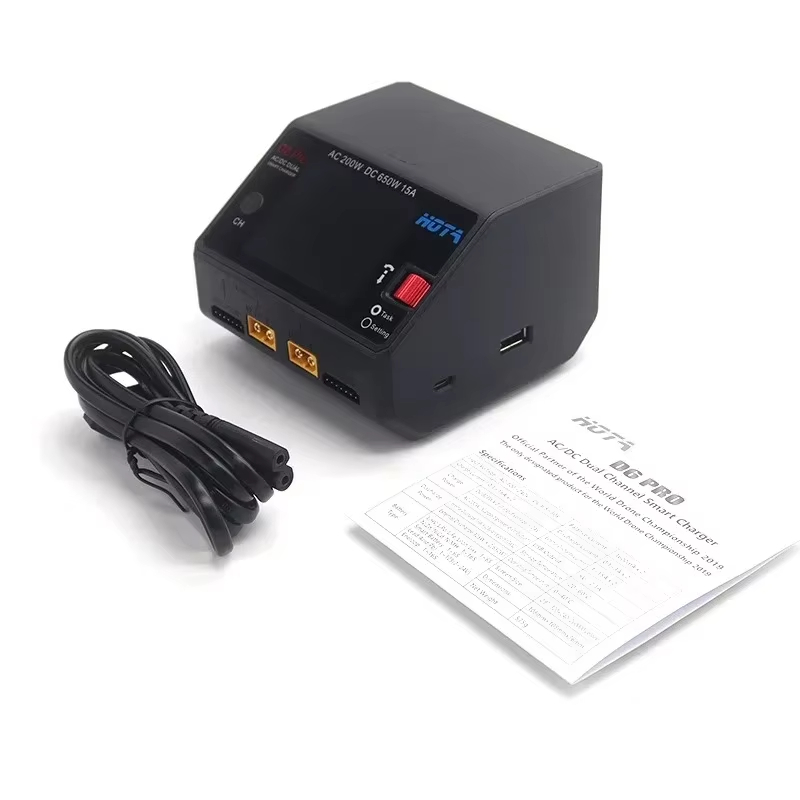Cargador de Doble Canal HOTA D - Hota D6 Pro Dual Lipo Charger reseña y precio