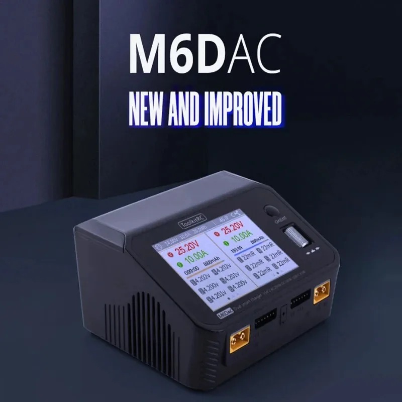 Cargador/Descargador de Baterí - Toolkitrc M6Dac Smart Charger reseña y precio