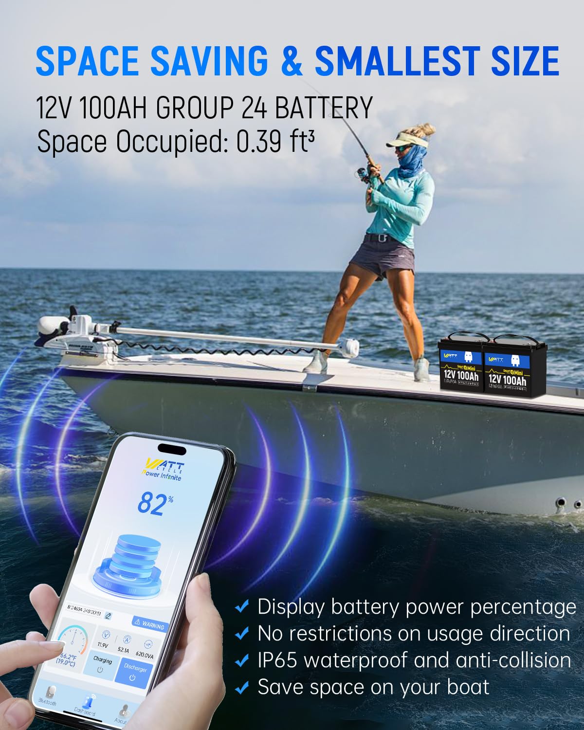 Batería Mini LiFePO4 de 12V 10 - Lifepo4 12V 100Ah Bms Bluetooth reseña y precio