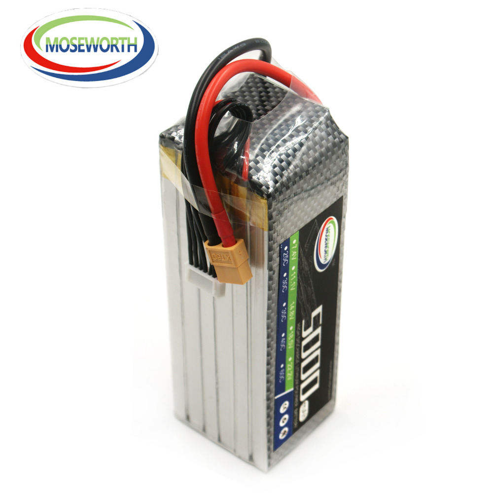 Batería LiPo 6S 22,2 V 5000mAh - 6S Lipo Battery 22.2V 5000Mah reseña y precio