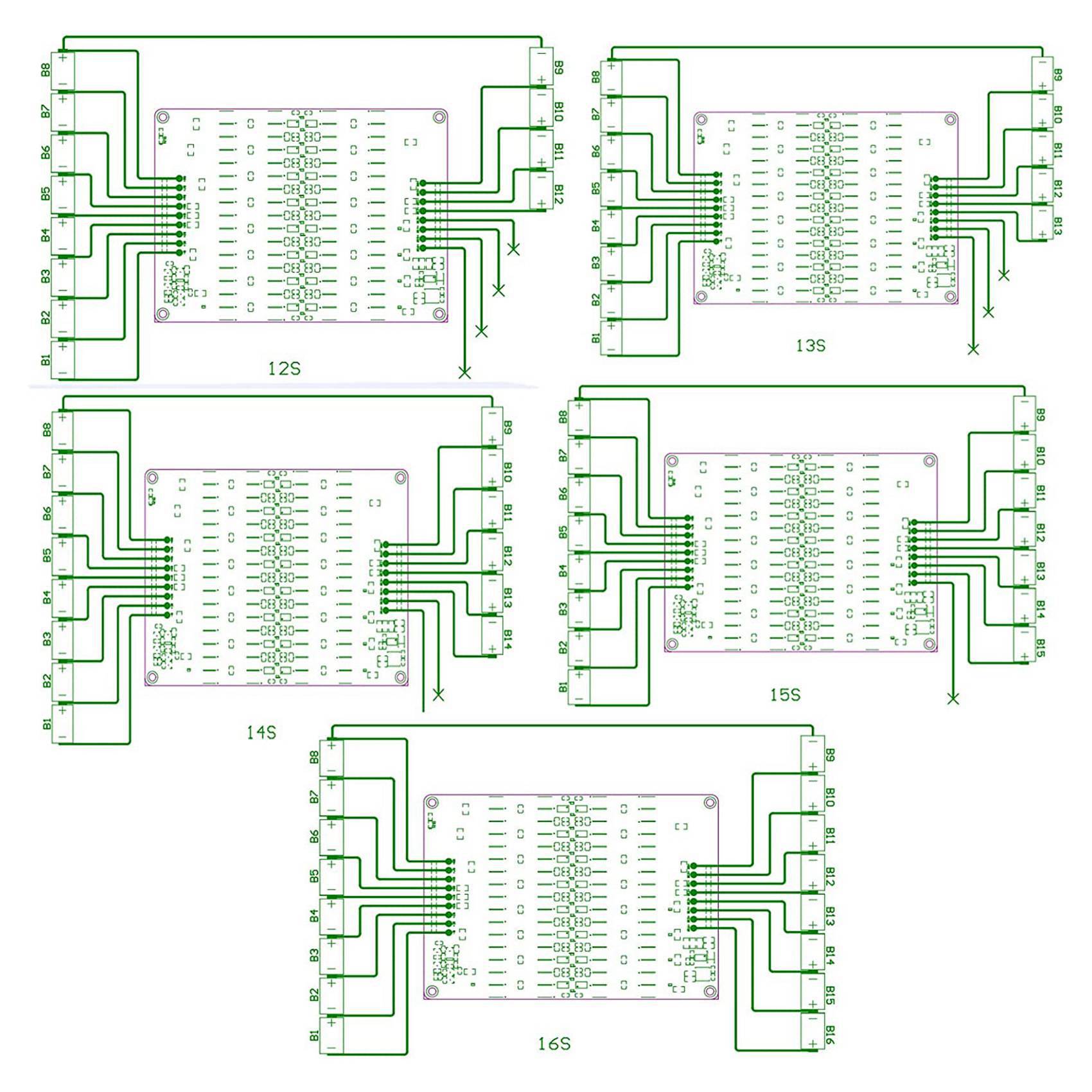 ABZZ-2X 12S 13S 14S 15S 16S Ec - 12S Lipo Battery Balancing Board reseña y precio