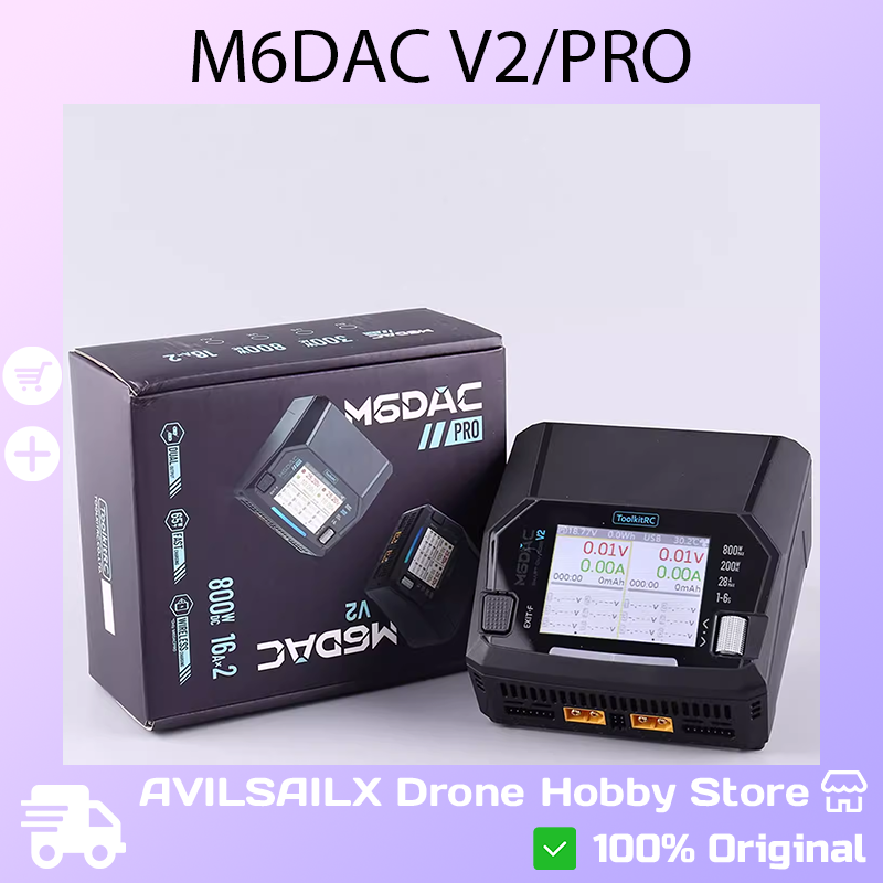 Cargador Inteligente de Doble  - Toolkitrc M6Dac Smart Charger reseña y precio