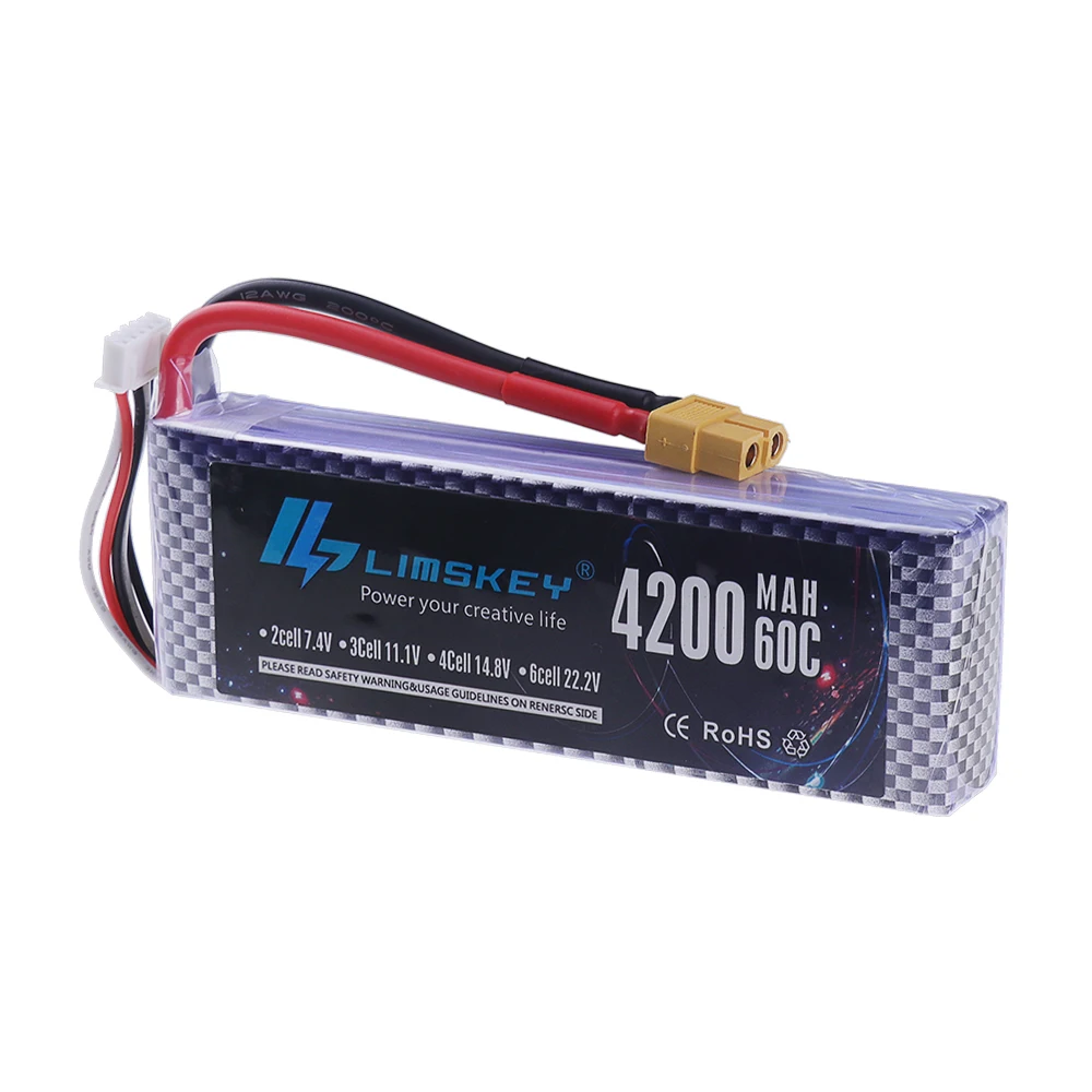 Batería Lipo 60C 14,8 V 4S 150 - 4S Lipo Battery 14.8V 6000Mah reseña y precio