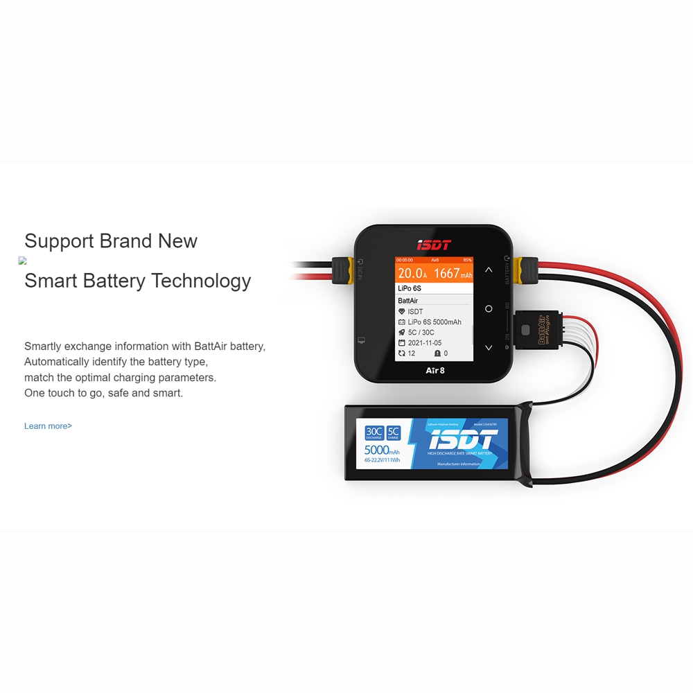 Nuevo Cargador/Descargador de  - Isdt Air8 8S Lipo Charger reseña y precio