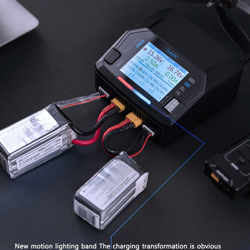 Cargador/Descargador de Baterí - Toolkitrc M6Dac Smart Charger reseña y precio
