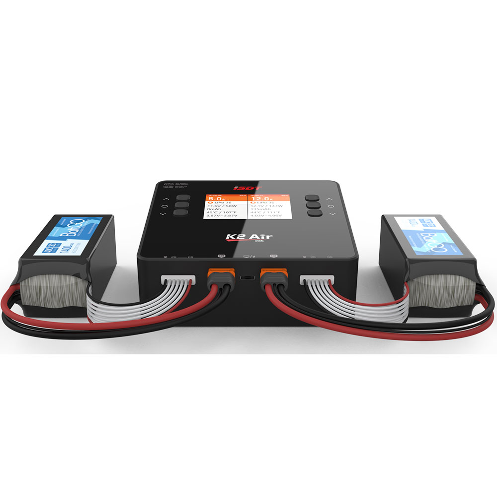 ISDT Lipo cargador de equilibr - Isdt K4 Dual Lipo Charger reseña y precio
