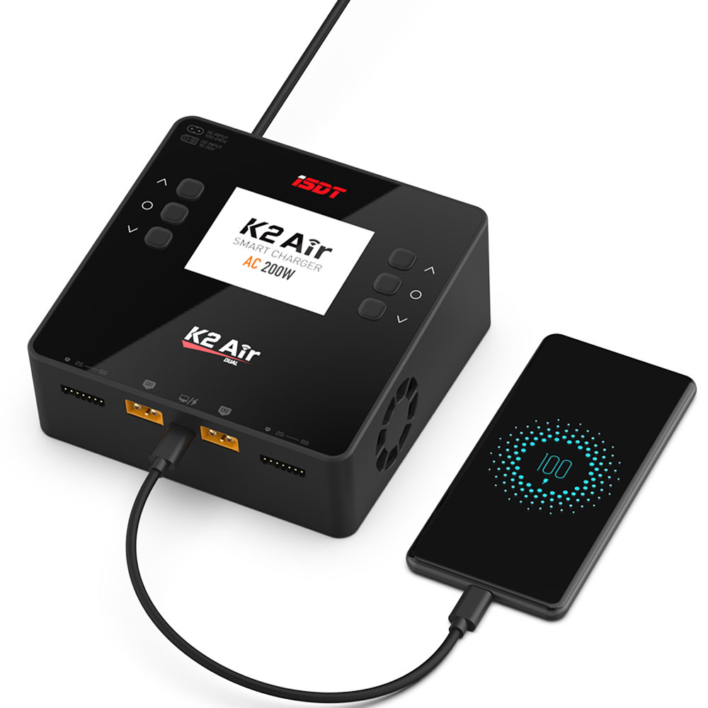 ISDT Lipo cargador de equilibr - Isdt K4 Dual Lipo Charger reseña y precio