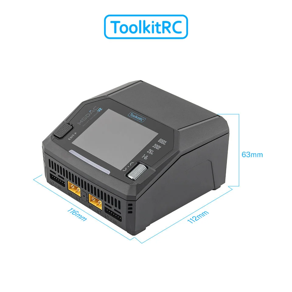 Cargador de Baterías LiPo Inte - Toolkitrc M6Dac Smart Charger reseña y precio
