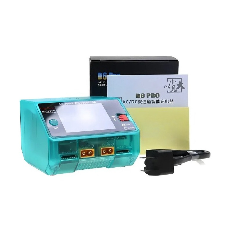 Cargador Inteligente D6 Pro en - Hota D6 Pro Dual Lipo Charger reseña y precio